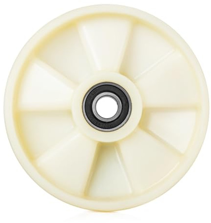 Pallit Hubwagen Rolle Nylon 200x50 mm – Lenkrolle mit Kugellager, Achse 20 mm, Ersatzrolle Laufrolle für Hubwagen, Ameise, Gabelhubwagen | Ø 200 mm, Breite 50 mm