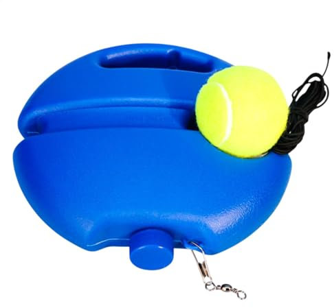 Generisch Tennistrainer-Rebound-Ball, Tennis-Rebounder-Trainer - Tennis Bounce Back Trainer-Set - Bounce Back Tennis-Trainingsgerät, Ballkontrolltrainer für Anfänger und Sportübungen