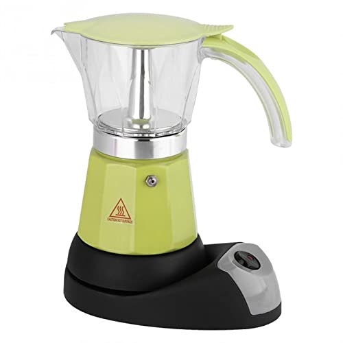 ETZRYSYB Cafetera eléctrica para café expreso desmontable para cocina (verde)