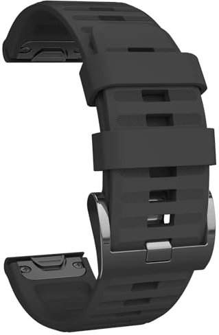 Klockarmband för Garmin Fenix 6/6 Pro, Fenix 5/5 Plus, Forerunner 935, Forerunner 945, Approach s60, quatix 5 armband, QuickFit 22 mm, ersättningsband, Taille unique, Silikon, Ingen ädelsten