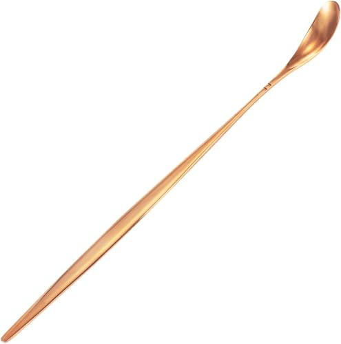 Zhuoliyuan Kupfer-Barlöffel, 25,4 cm, Cocktail-Rührlöffel, handgeschmiedet