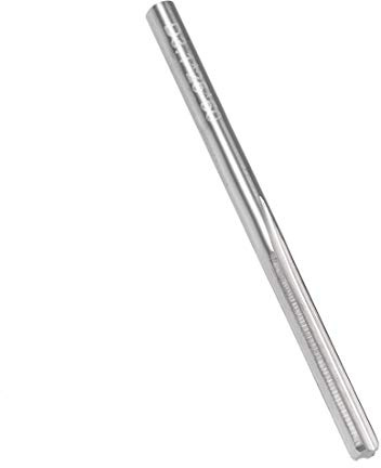 sourcing map 3,1 mm Bohrreibahle, Wolframkarbid-Drehmaschine, Reibahle, H7, 4 gerade Rillen, runder Schaft, Fräswerkzeug, für Edelstahl, Legierung, Kupfer, Metall