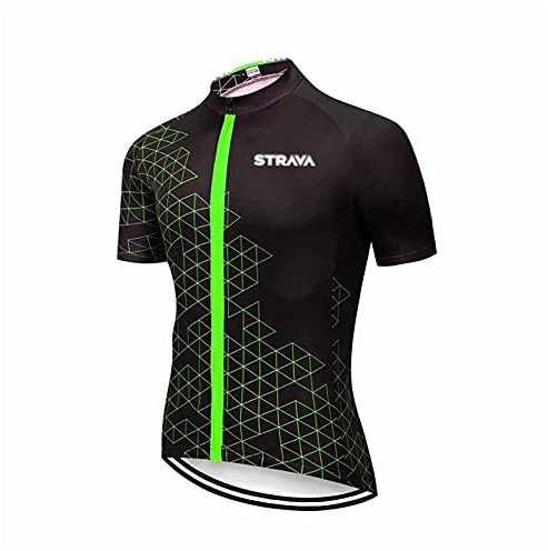Herrcykelkläder kortärmad män cykelkostymer set 3D gel vadderade shorts för män, sommar, cykling, jersey kostym, racercykel kläder (A9, XS)