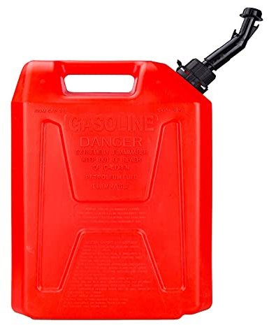 CGF- Benzinkanister 10L,20L Benzinkanister - Kraftstofftransport und -lagerung - mit Auslauf und Siphon-Handpumpe - Ideal für Autos, Vans, Wohnwagen und Wohnmobile (Gelb, Rot, Grün) mit UN-Zulassung