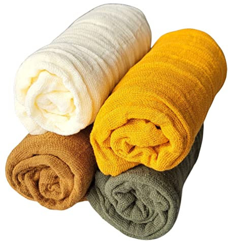 Pippi Mulltücher 4er Pack Spucktücher Biobaumwolle ORGANIC (Cornfield)