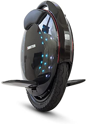 Inmotion Einrad Elektrisch V8F, Erwachsene, Schwarz, Motor 1000W, Reichweite bis zu 50km, 25lm/h, Luftreifen 16