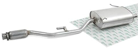 POLMO 03.16 Endschalldämpfer Hinten Kompatibel mit BMW Z3 Roadster E36 18101743279