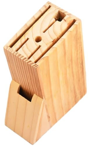 UPKOCH Universalblock Für Küchenbesteck-organizer Arbeitsplatten-holzhalter Einfach Zu Bedienen