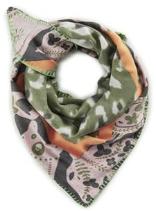CODELLO Damen Kaschmirweiches Dreieckstuch mit verspieltem Mix-Design