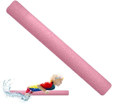 Tyinerc Pool-Nudelschaum, Schaumstoffrohr für Poolnudeln, glänzende Schaumstoffnudeln von 59 Zoll für Schwimmspaß, dicker und farbenfroher Poolstock, schwimmendes Spielzeug