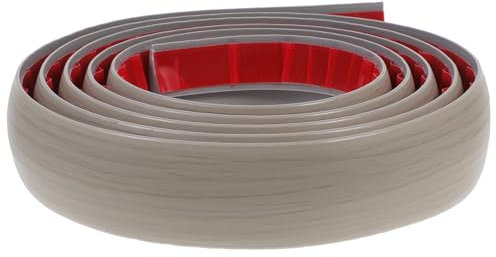 FRCOLOR 2m Selbstklebende Kantenleiste Für Teppich Abschlussleiste Selbstklebend Bodenkantenleiste Schwellenübergangsleiste