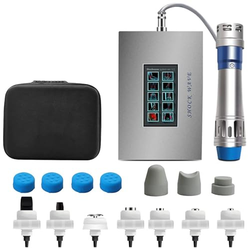 STMKB Dispositivo De Terapia De Ondas De Choque, Dispositivo De Terapia De Ondas De Choque con 7 Cabezales De Masaje, Principio De Onda De Puntos Electromagnéticos