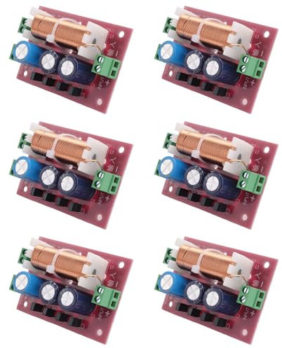Uikdjgu 6X 400W Lautsprecher Frequenz Weiche 2 Wege Hoch Niedrig 4-16 Ohm Frequenz Teiler für Lautsprecher