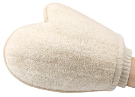 Luffa Guanto da Bagno, Guanti Esfoliante in Spugna di Luffa Naturale, Spugna Ddoccia, Schiena Doccia Guanto Esfoliante, Spugna Doccia Esfoliante, per Lavare la Massaggi da Bagno