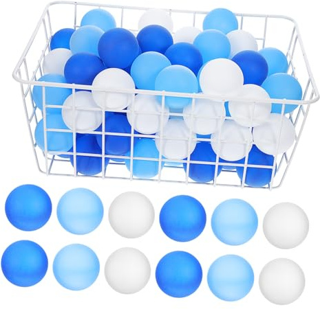 Supvox 120 Stück Tischtennisbäll aus Pp Robust und Leicht für Tischtennis Training Spielzimmer Partys und Einfache Aufbewahrung