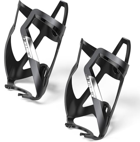 Rarapop Paquete de 2 soportes para botellas de agua para bicicleta, soporte ultraligero y resistente de 1.2 onzas, jaula de bebidas para bicicleta, jaula de botella de agua para bicicleta con