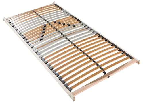 Sleepneo Lattenrost 90x200 cm - fertig montiert 28 Latten 5-Zonen Lattenrost Traglast ca. 150 Kg Birkenschichtholz Made in Germany