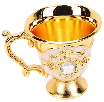 VALICLUD Bicchiere da Vino Bianco Metallo Design Coppa Antisfondamento per per Feste e Cerimonie Singolo Eleganti