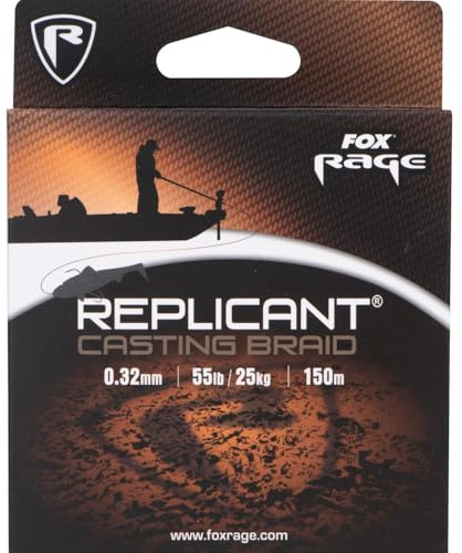 Fox Rage Replicant Angelschnur Geflochten 150m Camo