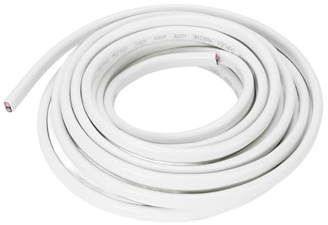 Filo marino calibro 8, 9,1 m, impermeabilizzazione, eccellente conduttività, elevata flessibilità, per rimorchio da campeggio, barca, yacht, auto,