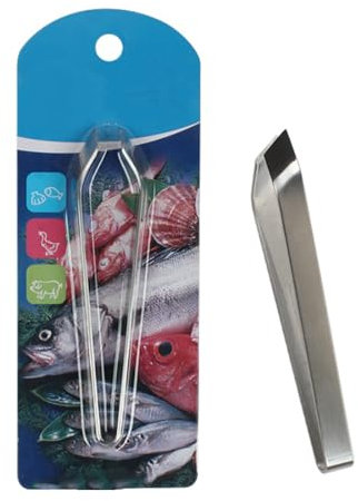 Profi Grätenzange Grätenzange für Fisch | Grätenpinzette | Fischgrätenzange | Fischgrätenpinzette zum gezielten Greifen und Wenden von Speisen beim Kochen oder Braten