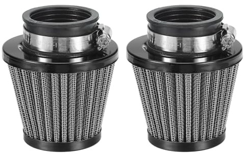 PATIKIL 38 mm luftfilter, 2 st cykel luftfilter rengörare för GY6-motorer 50cc 90cc 110cc 125cc 150cc 200cc CRF50 motorcykel dirt bike pit bike moped scooter ATV Go Kart vagn delar, svart