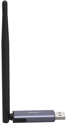 SONOFF Zigbee 3.0 USB Dongle Plus MG24, Zigbee-koordinator och router med EFR32MG24-chip, 3dBi-antenn, stöder hemassistent, Zigbee2MQTT, openHAB