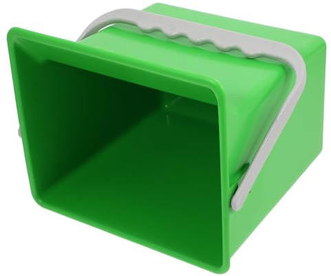 BAZEITFLOW Plastic Cleaning Bucket with Handle Small Mop Bucket for Car Trash Window Cleaning Pail for Automotive Interior Waste Management