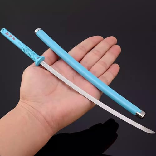 nyyuqi 1/6 Scale 10.23'' Metal Samurai Sword Katana W/Scabbard Model for 12'' Action Figure Custom （#05）