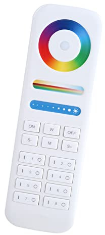 Generic Mångsidig RGB-kontroll med 100% Ljusstyrka och 8-zonsfjärrkontroll för Hemmabio och Stämningsbelysning