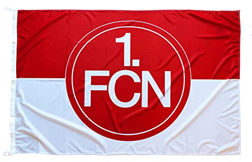 1. FC Nürnberg FCN Hissfahne Fahne Flagge 250x150 cm rot-weiß Lizenzprodukt