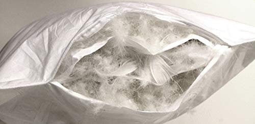 Betten Hofmann Luxus 3-Kammer-Kopfkissen 80x80 cm, Kissen, Polster, Wohlfühlkissen mit weicher Daunenhülle, atmungsaktiv, waschbar, 100% Naturprodukt