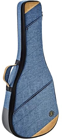 Ortega Guitars Guitar Soft Case - Tasche für 4/4 Klassische Gitarre - Höhe 103,5 cm - Breite 39 cm - Baumwolle / Leinen, Blau (OSOCACL-OC)