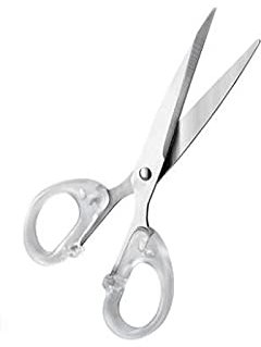Bastelschere, leicht zu greifende Linkshänder-Schere mit weichem Griff, Schere for Scrapbooking, Kunsthandwerk, 16 cm Schere