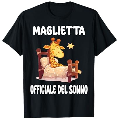 Pigiama da notte ufficiale con giraffa Maglietta
