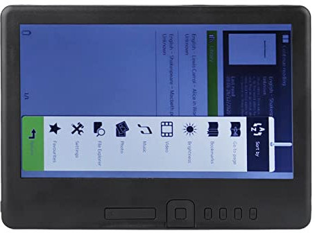 E Reader E Books Reader Color Case Lcd Screen for Tft Pdf Bk7019 Epub, Black Ereader E Book Reader (16GB)
