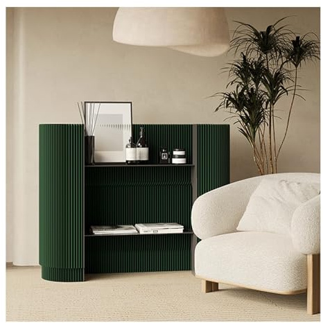 YVZYLXH Empfangstheke,Rezeptionstheke,Verkaufstisch,Rezeptionsmöbel mit Sichtschutz,Papier Rezeptionstheken,Für Empfangsraum, Lobby, Schönheitssalon, Einzelhandel(Color:Green)