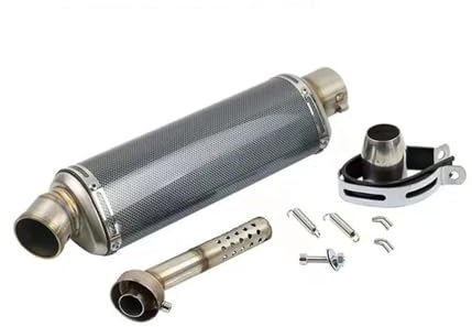 ENLIGMA Motorräder Auspuffanlage 38-51MM Universal Für Kawasaki Motorrad Auspuffrohr Escape(440mm-1)