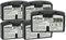 vhbw 5x batteria compatibile con Sennheiser HDR 85, HDR 80, HDR 8, HDR 65 TV, HDR 6-9, HDR 65 auricolari cuffie wireless (60mAh, 2,4V, NiMH)
