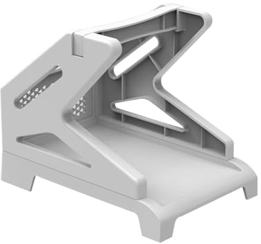 Sarini Porte-étiquette d'expédition Thermique pour Rouleau et Support d'étiquettes Pliable en éventail pour imprimante de Bureau, Accessoires de Distributeur d'autocollants