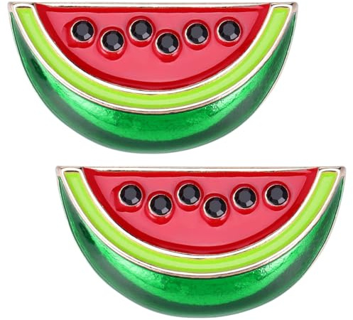 BESPORTBLE Wassermelonen-Brosche Süßer Cartoon Anstecker Für Damen Pullover Schals Cardigans Modischer Schmuck