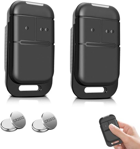 1841026 Telecommande Portail, 433.42Mhz Télécommande pour Portail Automatisé, 2 Canaux Télécommande Portail Remplace pour télécommande Ktis-2/ NS 2-RTS 2401539