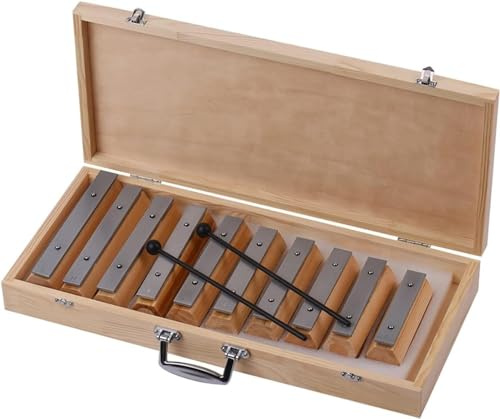 Glockenspiel, Xylofon 10 Notes Xylofon Glockenspiel Offline Type Design Percussion Instrument för musikundervisning rytmträning