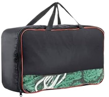 Bomefoi Rete da arrampicata per bambini all'aperto, a doppio strato, per casa sull'albero, parco giochi, rete portatile da arrampicata 0,9 x 3,5 m, attrezzatura per esercizi all'aperto per parco