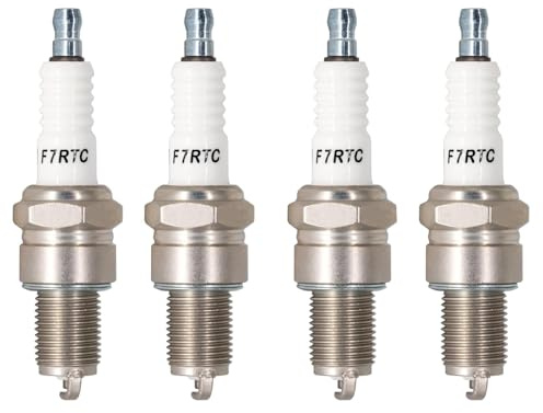 4 Stück zündkerze F7RTC für 995/WR6DC 7900/WR7DC, für RN9YC RN10YC RN11YC Zündkerze, für 3047/W20EPR-U/VW20, für MTD 951-10292 751-10292 TORCH 131-0391