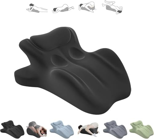 Sex Kissen für Paare Weich Keilkissen Mit Stützfunktion Memory Foam Lendenkissen ergonomische Haltungsunterstützung für Wirbelsäule perfekte Position zum Sitzen und Liegen Keilkissen (Schwarz)