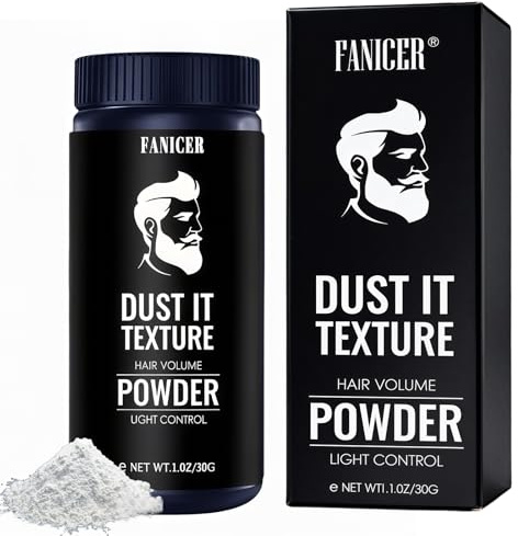 30g Poudre Coiffante,Poudre Texturisante Cheveux Homme,Poudres pour Cheveux Fins & Délicats,Effet Volume & Tenue Longue Durée,Facile à Appliquer,non Grasse