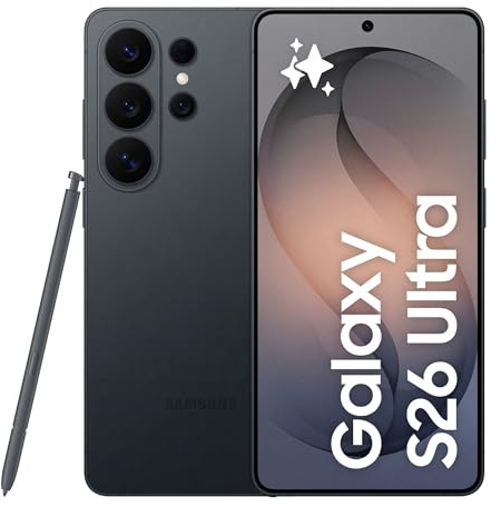 Samsung Galaxy S26 Ultra Smartphone AI, 512GB, 3 anni di Garanzia, Privacy Display Integrato, Processore Potente, Assistente Foto, Camera 200 MP, 5000 mAh, Black [Versione italiana]