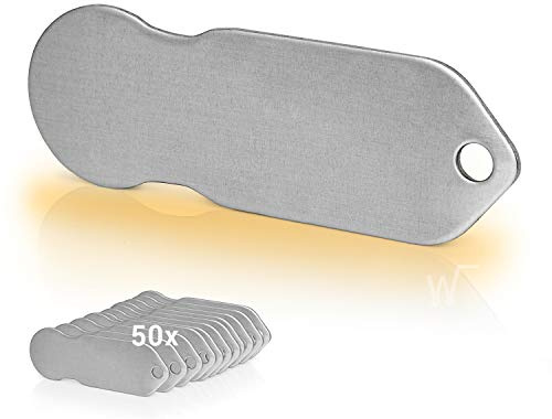 Einkaufswagenlöser Blanko/Schlüsselanhänger Einkaufschip mit Schlüsselfundservice/Abziehbarer Einkaufswagenchip Metall, Chip Einkaufswagen, Key Finder