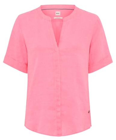 Style Veri Blusa de Lino de Media Manga, 80 Dragon Fruit, 38